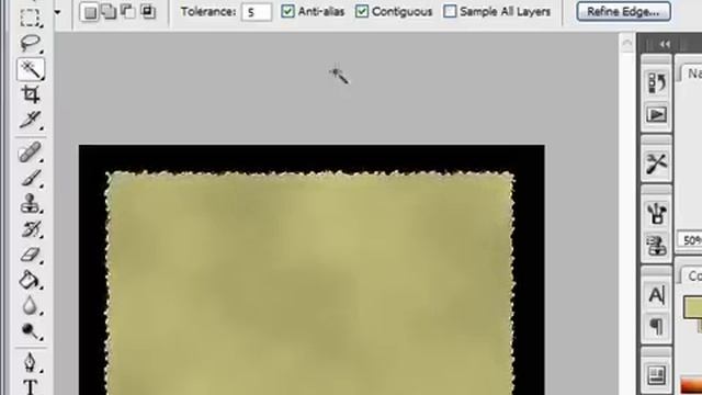 Create Old Burnt Parchment Paper in Photoshop CS3 смотреть онлайн