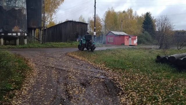 самодельный трактор двигатель от инвалидки смотреть онлайн