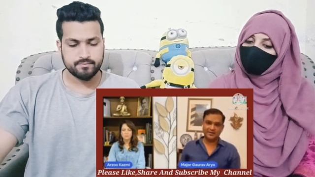 Pakistani React Major Gaurav Arya conversation with Arzoo Kazmi, current situation of Pakistan смотреть онлайн