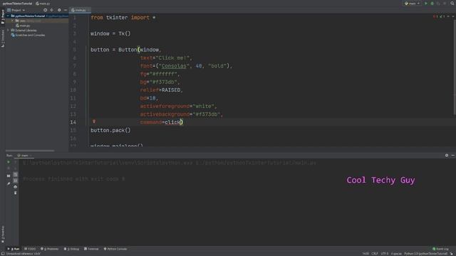 Learn python tkinter buttons | Tutorial #3 | Python programming for beginners | Cool Techy Guy смотреть онлайн