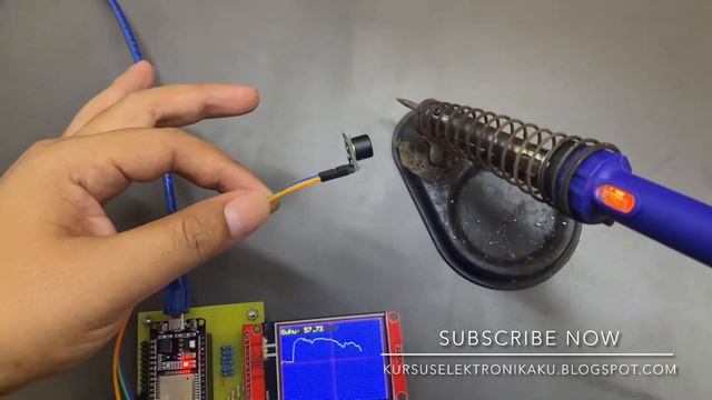 Monitor suhu non contact MLX90614 LCD TFT Graphic ILI9341 ESP32 смотреть онлайн