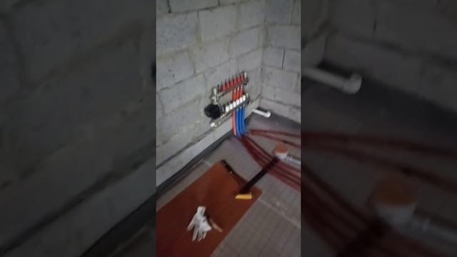 Тёплые полы плюс радиаторы намотка трубы. смотреть онлайн
