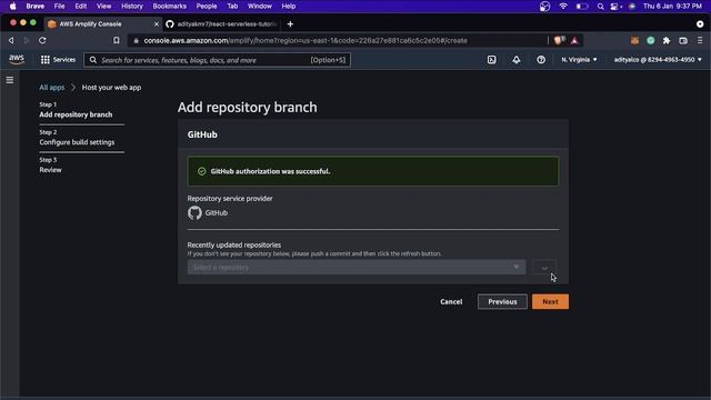 Hosting React application to AWS amplify смотреть онлайн