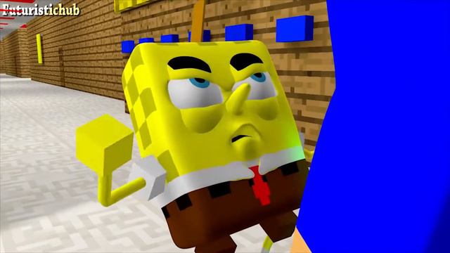 BALDI'S BASICS VS SPONGEBOB THE MOVIE! Official Baldi Minecraft Animation Horror Game 1 смотреть онлайн