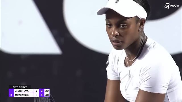 Sloane Stephens vs. Varvara Gracheva | 2023 Mérida Round of 16 | WTA Match Highlights смотреть онлайн