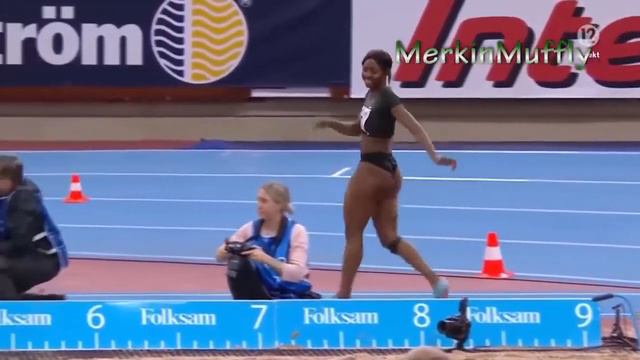 Khaddi Sagne & Evelise Veiga Stockholm Long Jump