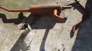 Газ 3307 ремонт глушителя часть 5-я