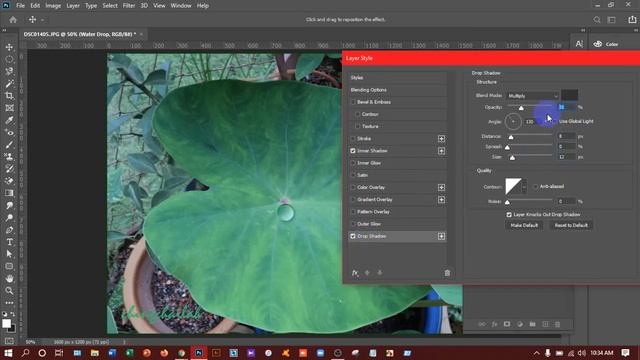 How to make Water drop in photoshop (Class- 19) LEDP-2020 Online Live Class | Graphic Design Course смотреть онлайн