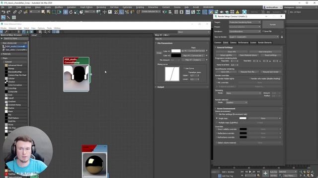 Делаем классическую люстру для стока 3ddd, часть 3