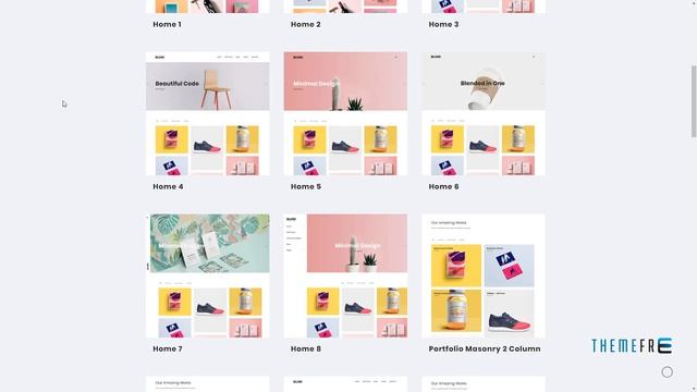 Blund Minimal Portfolio WordPress Theme Ilbert Yasu смотреть онлайн