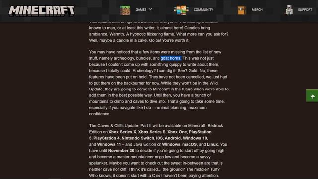 Minecraft 1.18 Pre-Release 3 - Release Date For Minecraft 1.18 смотреть онлайн