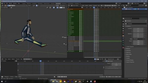 How to fix a scaled animation in blender