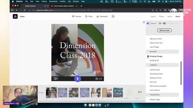CNA Everyday Episode 18: Creating Videos in Adobe Express (Part2) смотреть онлайн