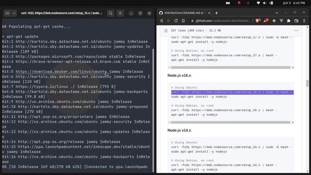 Cara instalasi Nodejs di Pop OS atau Ubuntu 22.04 смотреть онлайн