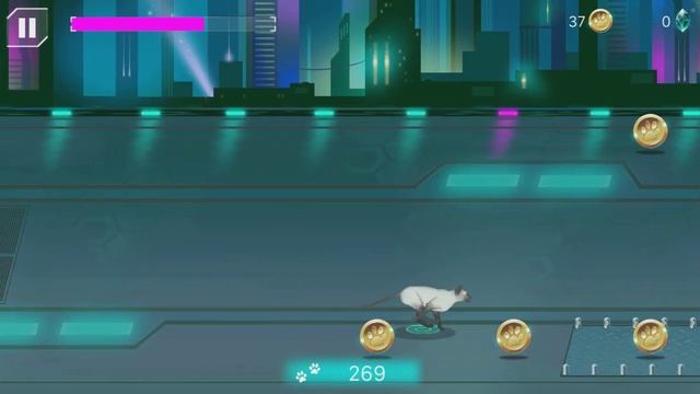 Cybercat: Space Runner | Android Gameplay смотреть онлайн