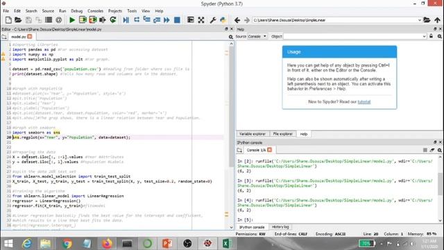 Linear Regression Single Variable Python Tutorial for Beginners смотреть онлайн
