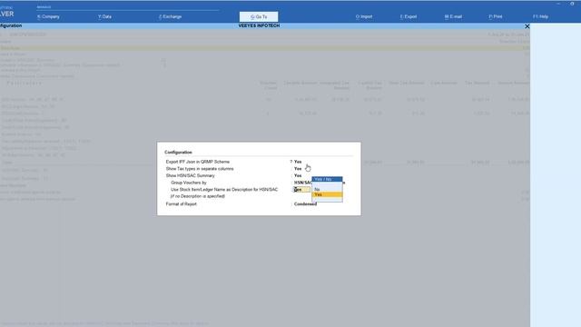 Tally.ERP9 QRMP IFF GSTR1 JSON Generate & Upload смотреть онлайн