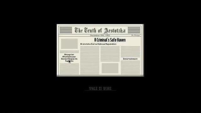 they stole my money| papers please #5 смотреть онлайн