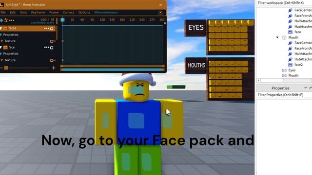 How To Animate Faces - Roblox Moon Animator смотреть онлайн