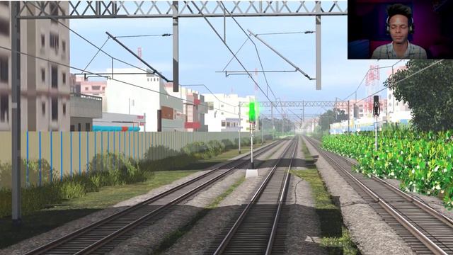 LOCO PILOT DUTY IN INDIAN RAILWAYS || HIGH SPEED RUN WITH CAB VIEW || TRAINZ RAILROAD SIMULATOR 19 смотреть онлайн