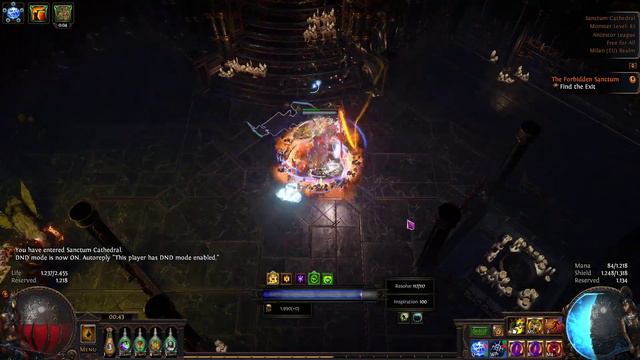 POE [3.22] Sanctum Showcase Storm Brand Inquisitor - Path of Exile Ancestor League смотреть онлайн