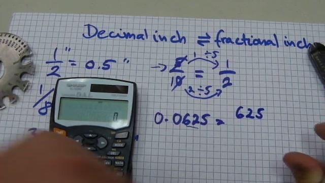 Decimal inches, fractional inches смотреть онлайн