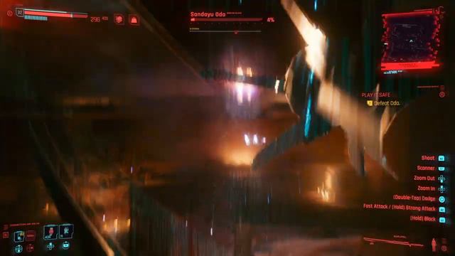 Cyberpunk 2077 - Play It Safe - Sandayu Oda Fight Glitch смотреть онлайн