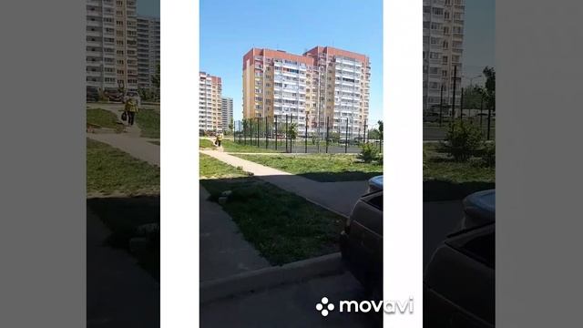 Видео-прогулка с обзором по ул. Валерия Гассия, район Гидрострой, г. Краснодара. смотреть онлайн