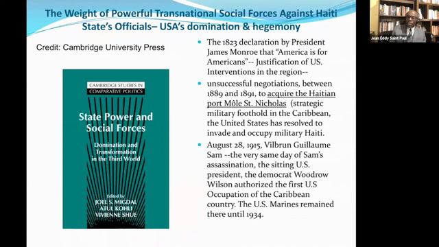 Jean E. Saint Paul | The Economic Motivations Behind U.S. Interventions & Foreign Policy in Haiti смотреть онлайн