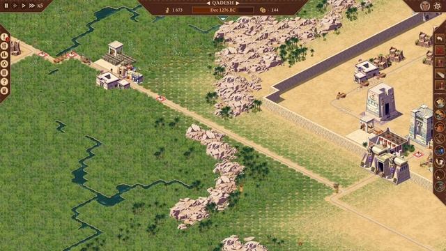 Pharaoh: A New Era gameplay (Mission #29 - Qadesh) смотреть онлайн