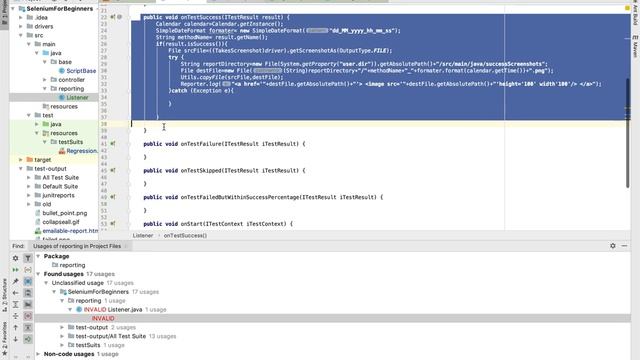 Selenium testng listener|Selenium Screenshot|Selenium for Beginners with Advance technology :Part-1 смотреть онлайн