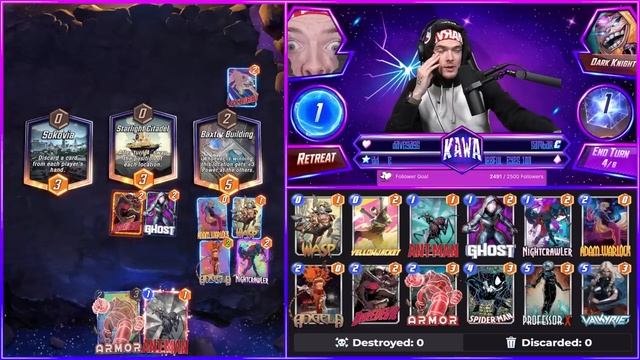 GHOST & VALK BEST COMBO ? - NEWEST CARD GHOST - SERIES 5 - MARVEL SNAP смотреть онлайн