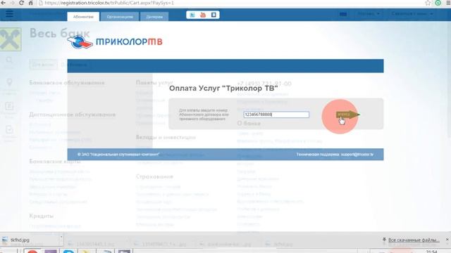 Как оплатить Триколор ТВ с помощью карты смотреть онлайн