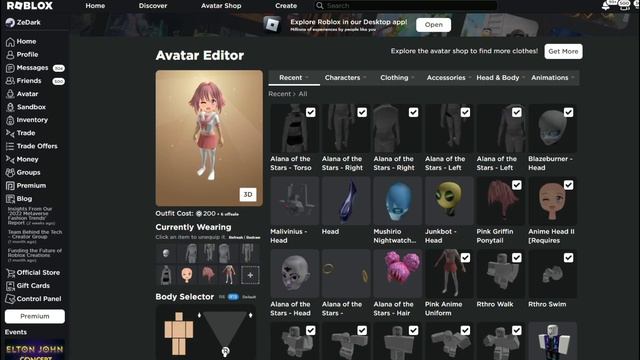 How To Make This ANIME Avatar In Roblox... смотреть онлайн