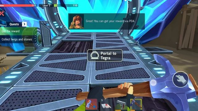 TEGRA CRAFTING AND BUILDING Survival Gameplay| tegra zombie survival game for (Android ) part -2 смотреть онлайн