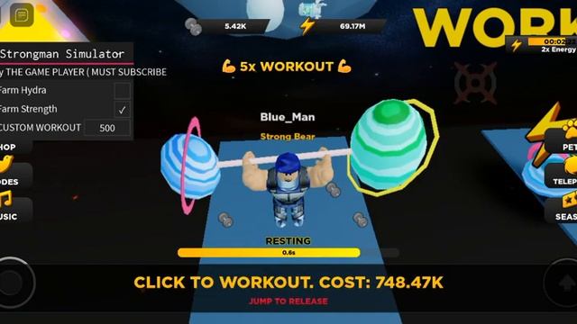 Roblox strongman simulator OP gui (Arceus x v2) (if the script dont show in description refresh) смотреть онлайн