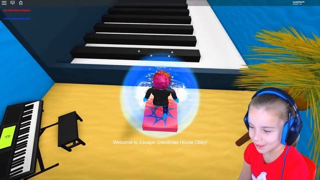 ПОБЕГ из ДОМА БАБУШКИ в Roblox игра Escape Grandmas House Obby в Роблокс смотреть онлайн