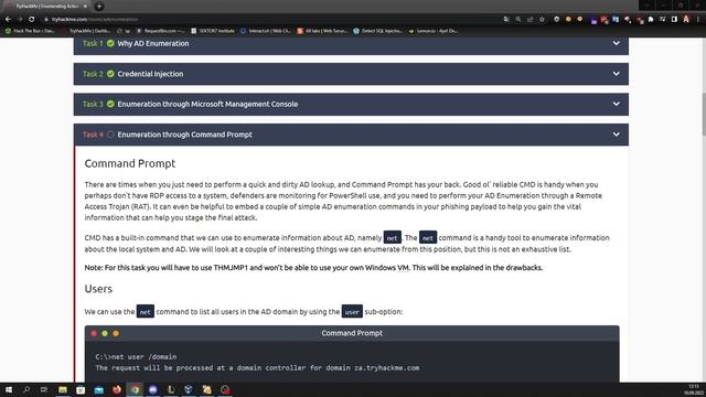 TryHackMe #491 Enumerating Active Directory смотреть онлайн