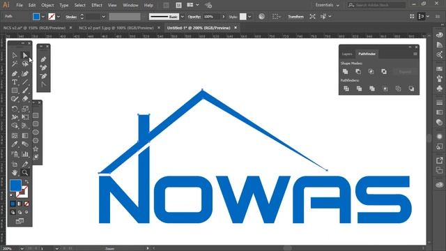 Logo design illustrator CC 2021 Tutorial смотреть онлайн