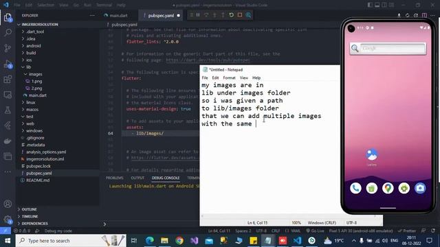 UNABLE TO LOAD flutter image error solved step by step for beginners easy way to solve it смотреть онлайн