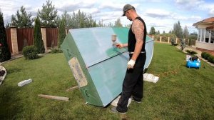 Лодка для рыбалки. Покраска алюминиевой лодки. Тюнинг лодки МКМ . Консоль на лодку