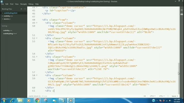 Manual Image Slider With Hover Effect using HTML CSS JS | Code KKY смотреть онлайн