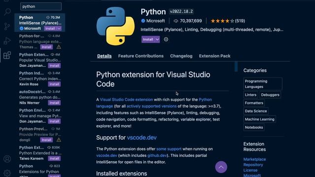 VS Code Extensions | Django Project | djblogger | 8 смотреть онлайн