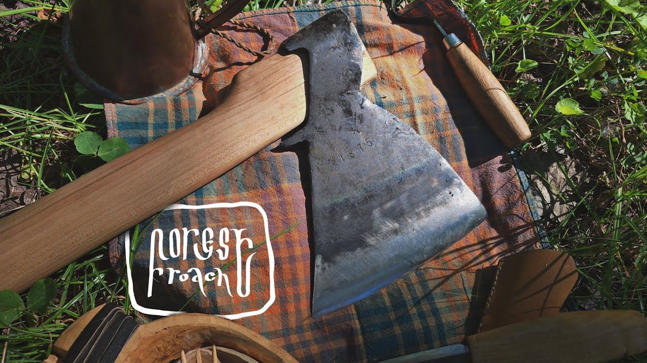 ВОСТАНОВЛЕНИЕ ПЛОТНИЦКОГО ТОПОРА 1875 ГОДА! ЭВЕНКИЙСКАЯ ЗАТОЧКА НА ЦАРСКОМ ТОПОРЕ? смотреть онлайн