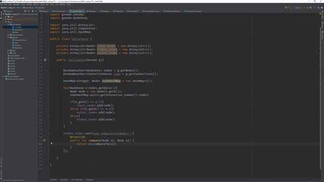 NEAT - Java Implementation 6 - Calculating смотреть онлайн