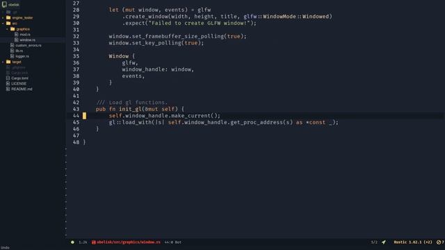Make a Game Engine in Rust | Window & OpenGL Setup | #03 смотреть онлайн