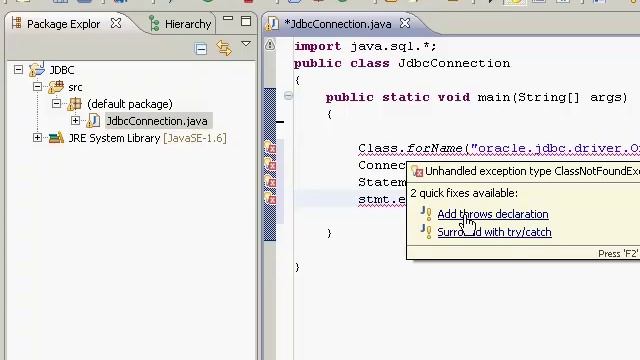 JDBC in Eclipse смотреть онлайн