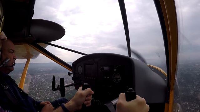Полёт над городом Чита, Аэродром Каштак (ЬИАТ)/ Flight over the city Chita, Kashtak (XIAT) смотреть онлайн