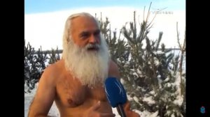 Как появляются дыры от стоп на снегу после проруби