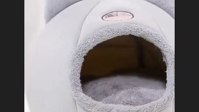 Домик для кошек мягкий, теплый и уютный. смотреть онлайн
